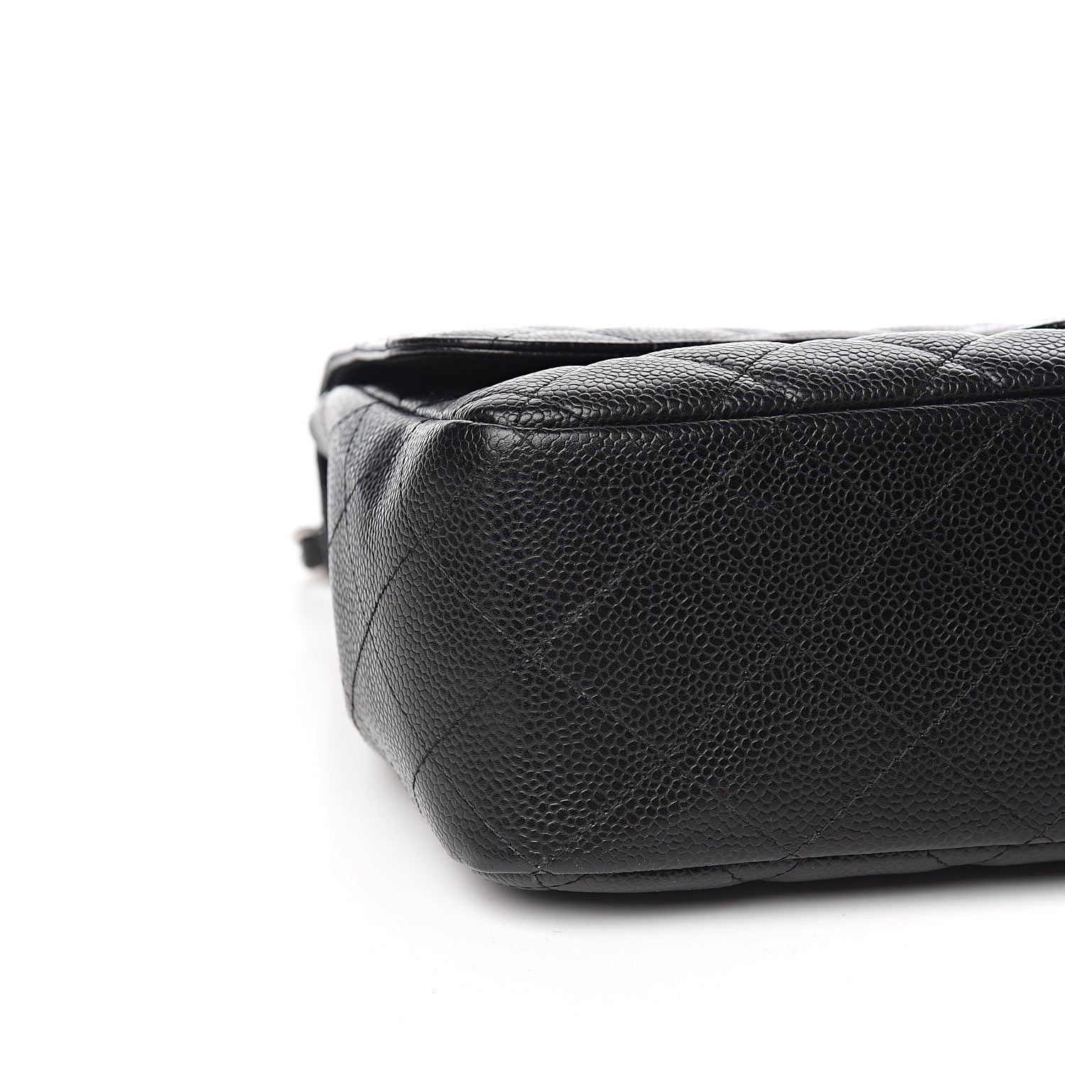 Chanel Caviar Quilted Jumbo Single Flap Black 7 of 9