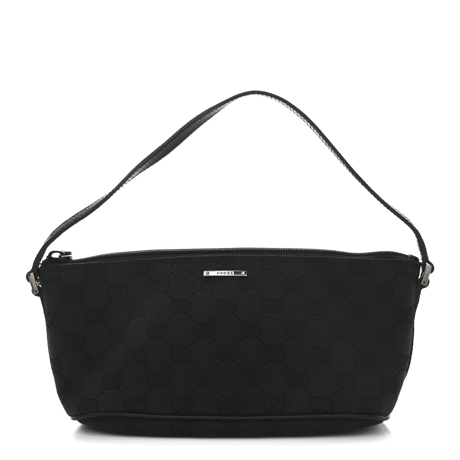 Gucci Monogram Boat Pochette Black 1 of 10