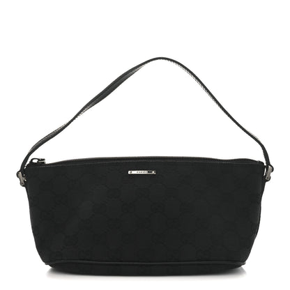 Gucci Monogram Boat Pochette Black 1 of 10