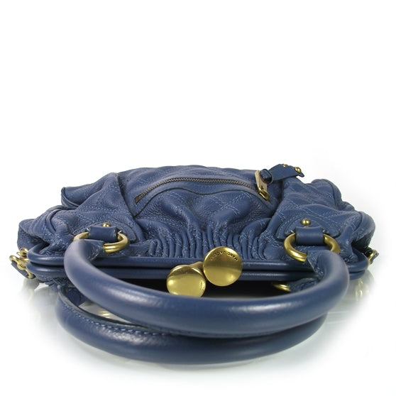 Marc Jacobs Quilted Leather Stam Blue 5 of 10