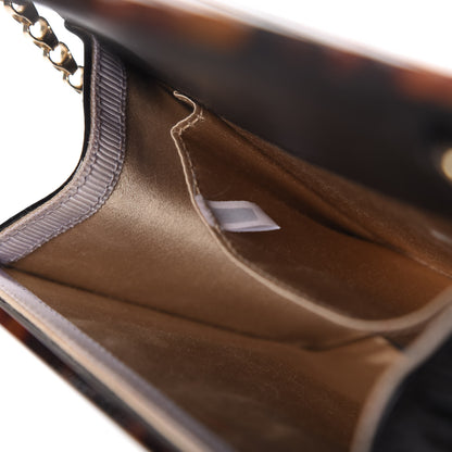 Jimmy Choo Acrylic Tortoiseshell Candy Clutch Brown 9 of 11