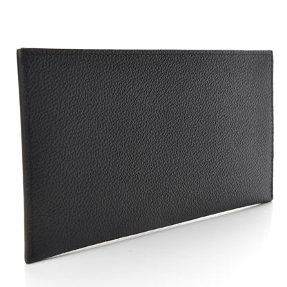 Louis Vuitton Calfskin Felicie Chain Wallet Card Holder Insert Black 3 of 6