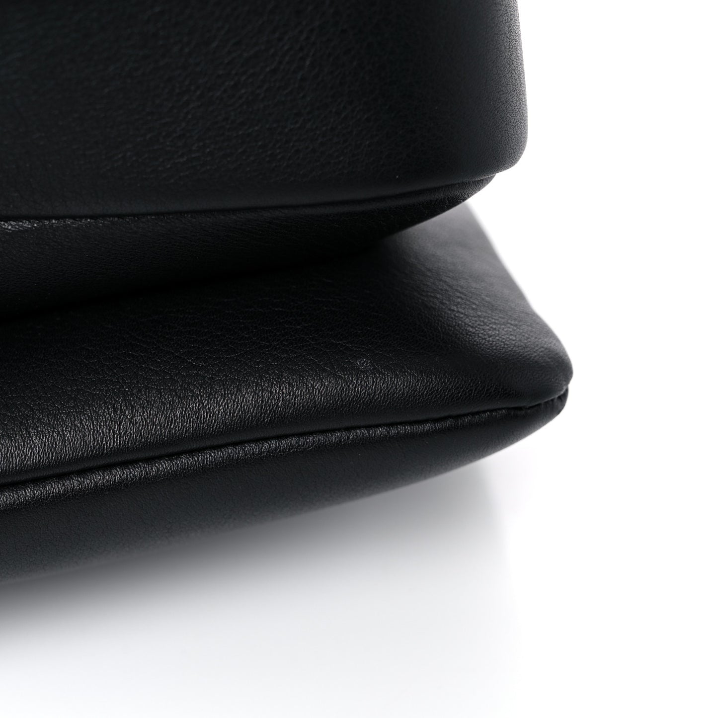 Calfskin Small Trendy CC Dual Handle Flap Bag Black