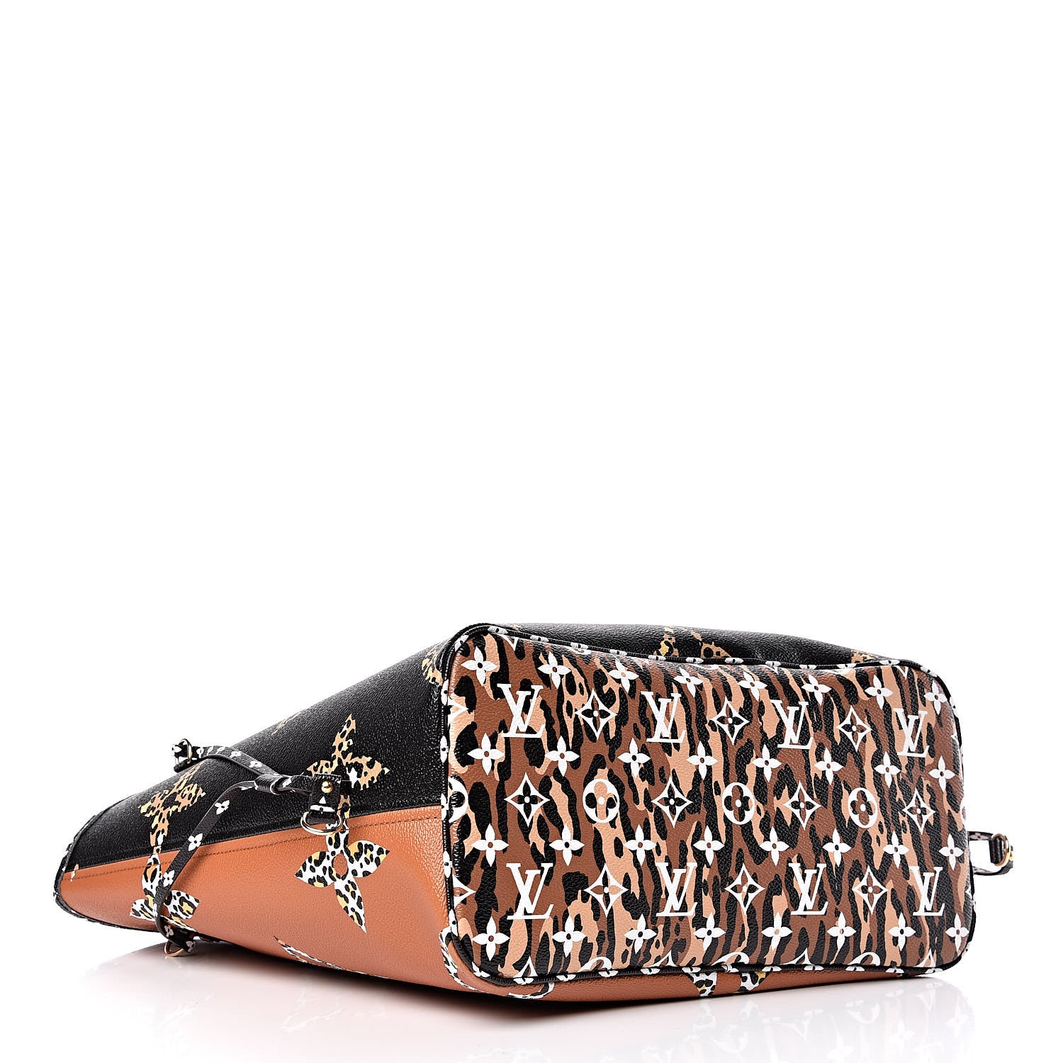 Louis Vuitton Monogram Giant Jungle Neverfull MM Black 5 of 10