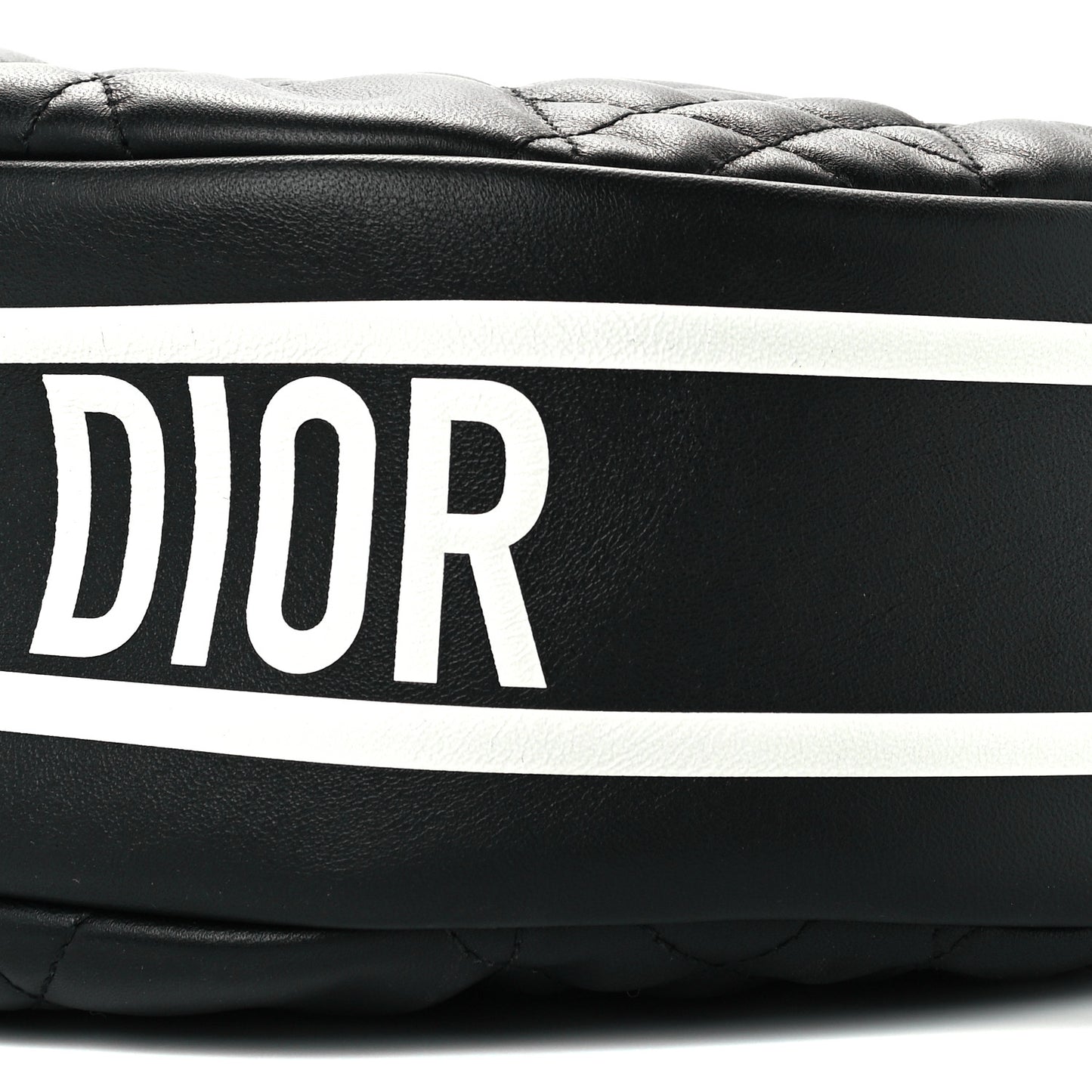 Lambskin Cannage Medium Dior Vibe Hobo Bag Black