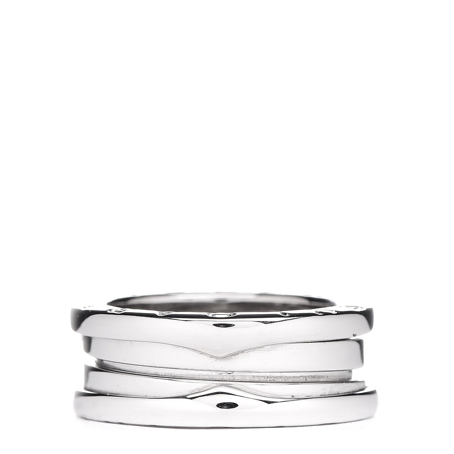 18K White Gold B.Zero1 3 Band Ring 49 5