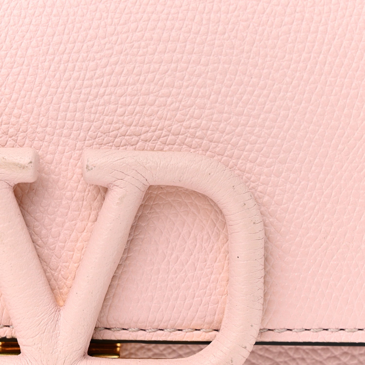 Valentino Garavani Grainy Calfskin Small VSling Shoulder Bag Water Rose 12 of 13