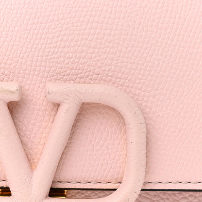 Valentino Garavani Grainy Calfskin Small VSling Shoulder Bag Water Rose 12 of 13