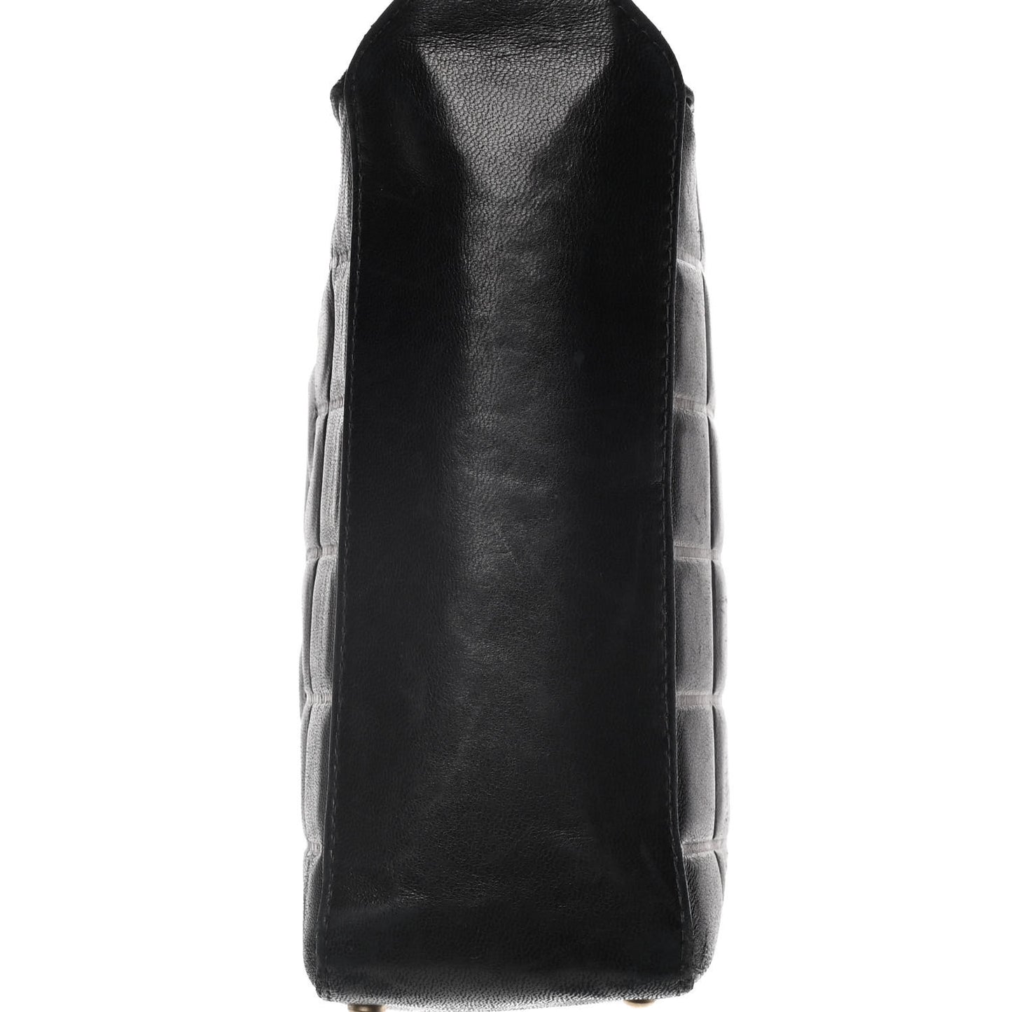 Lambskin Quilted Small Chocolate Bar Shoulder Bag Black