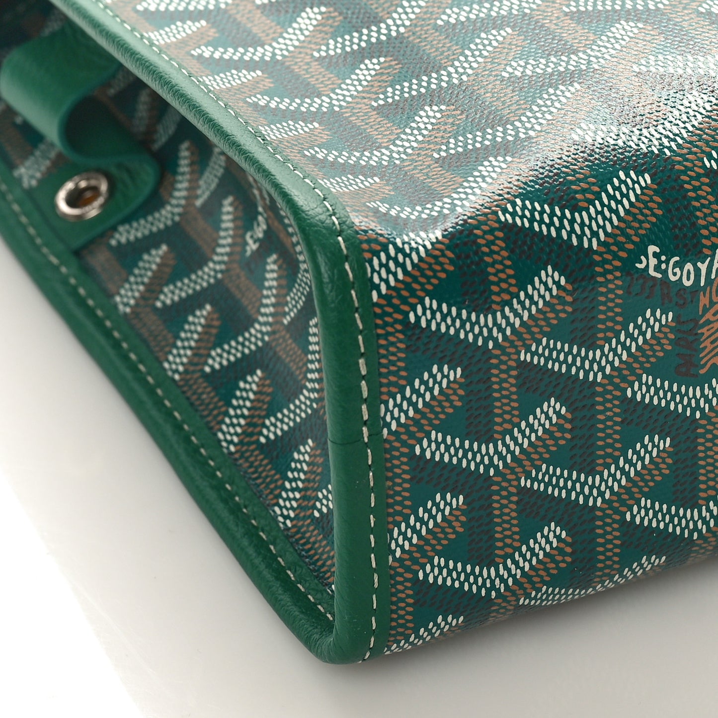 Goyardine Jouvence Toiletry Pouch Green