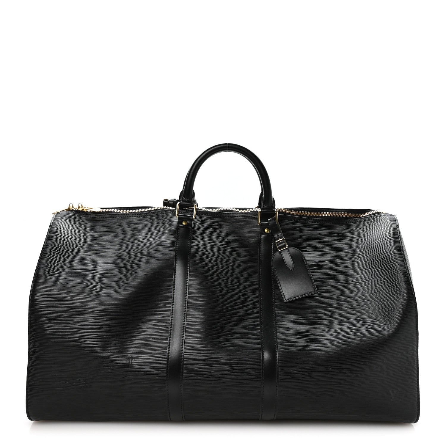 Louis Vuitton Epi Keepall 55 Black 1 of 9