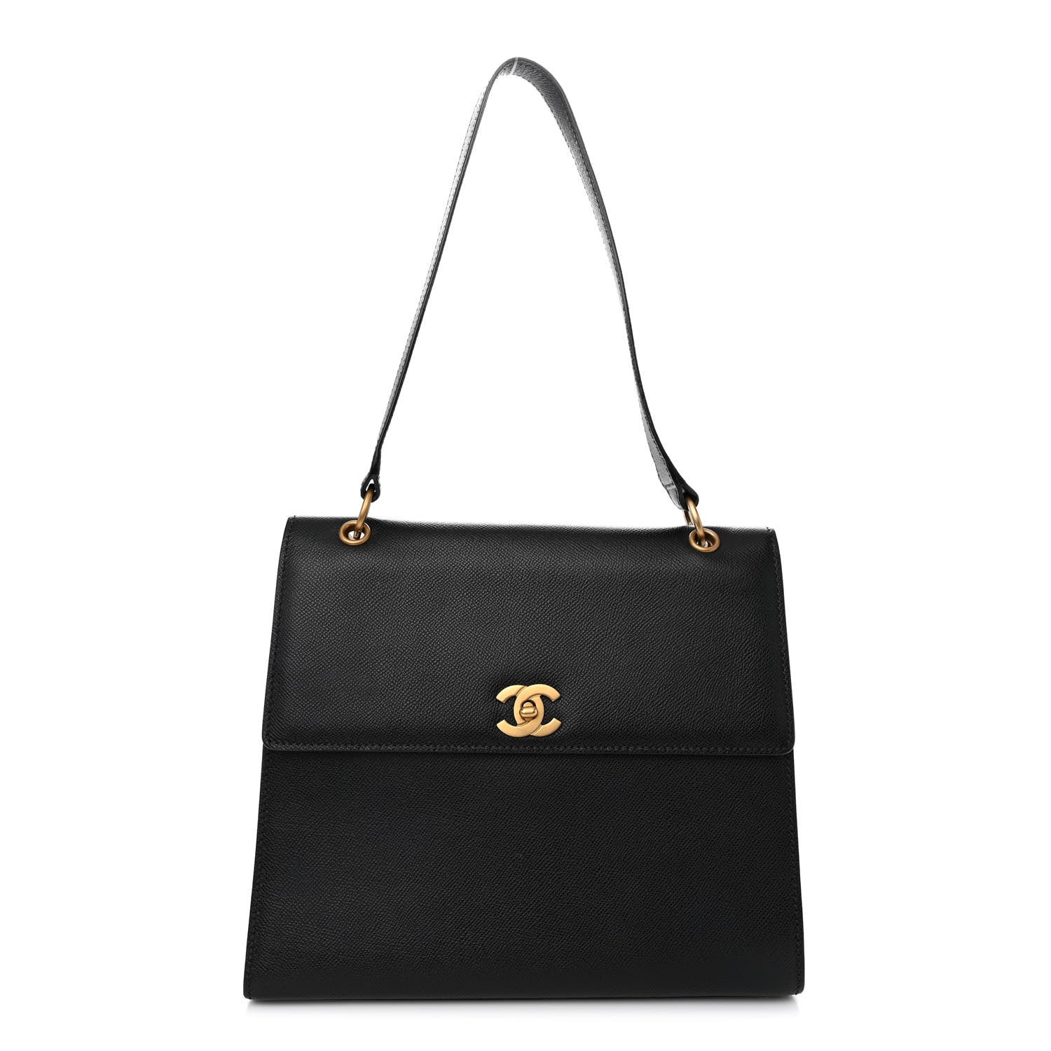 Chanel Caviar Flap Shoulder Bag Black 1 of 11