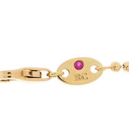 Roberto Coin 18K Yellow Gold Pearl Bead Station Necklace 3 of 5