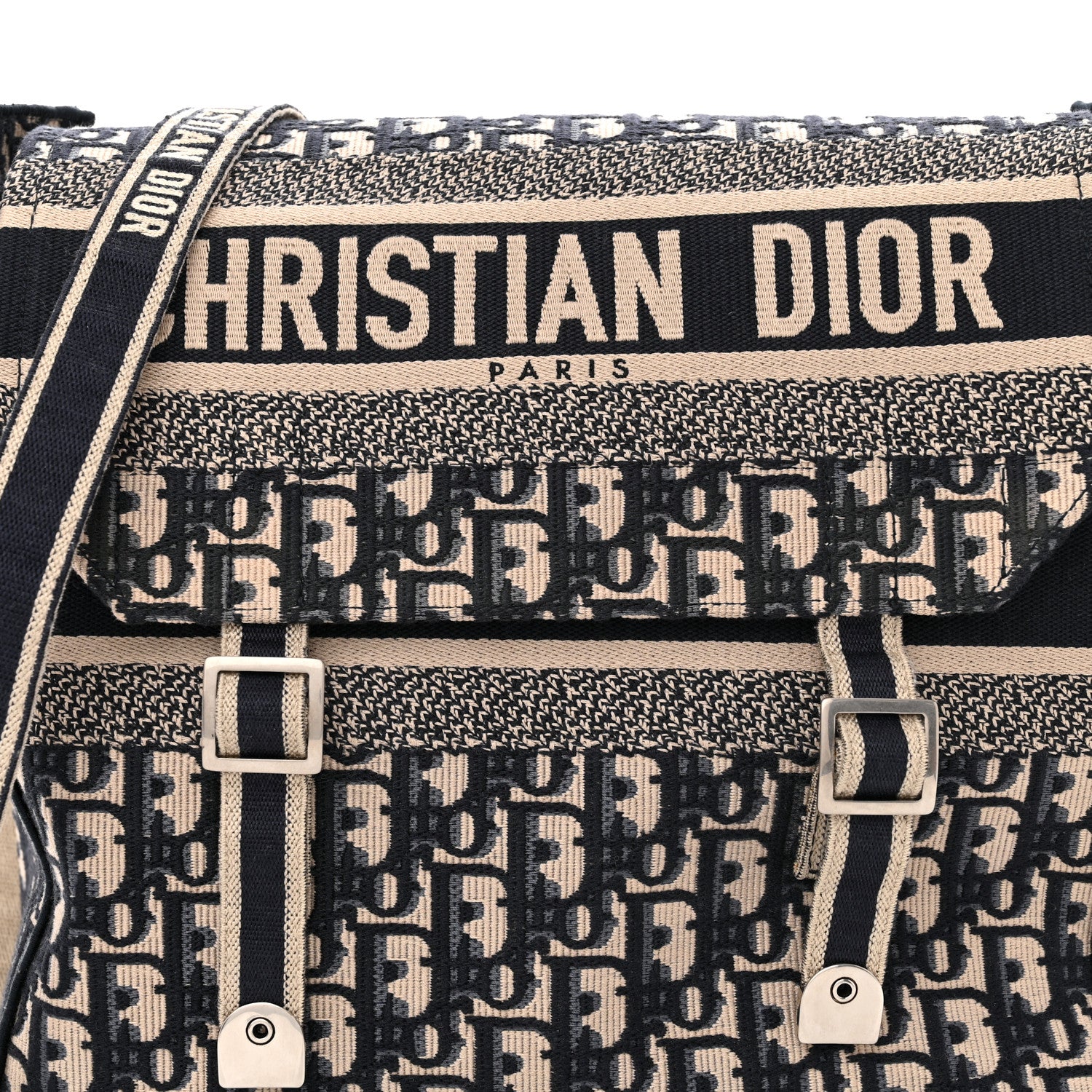 Christian Dior Oblique Medium Diorcamp Messenger Blue 8 of 10