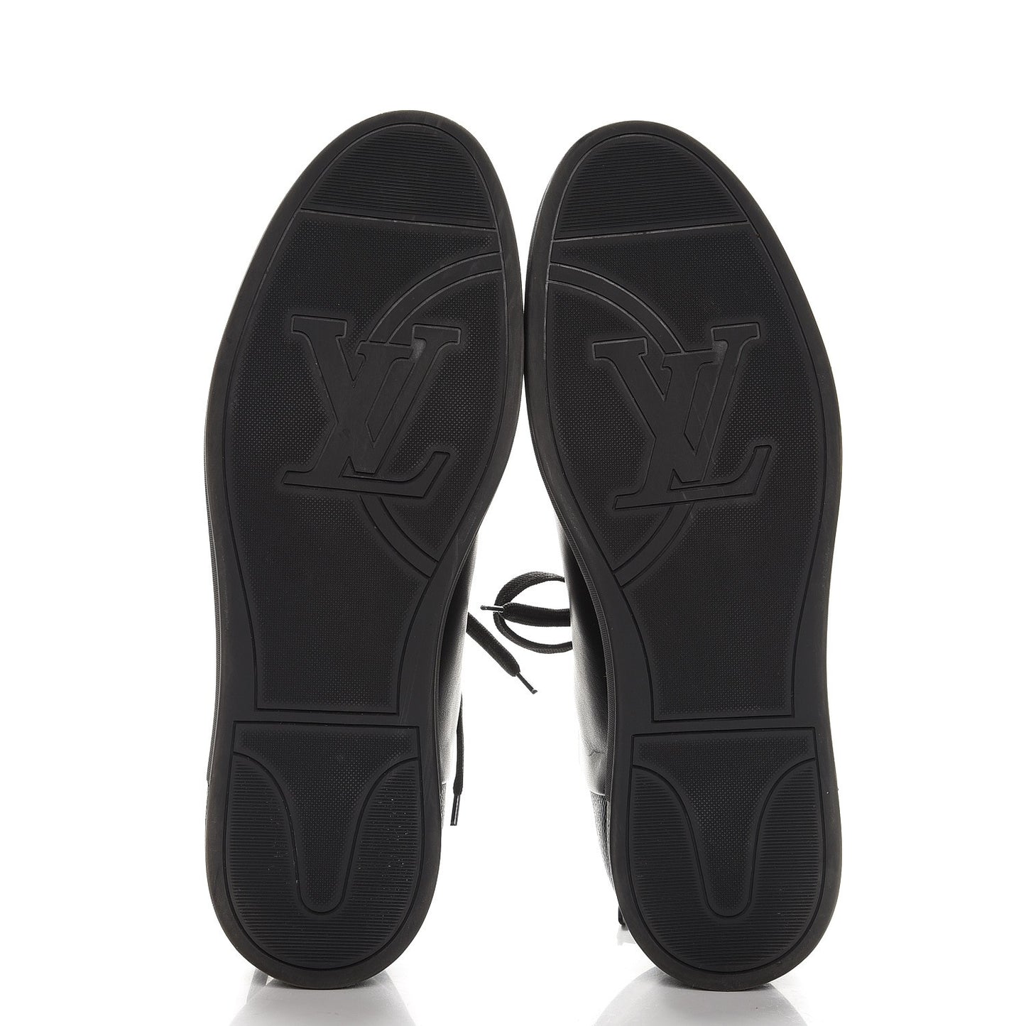 Damier Graphite Calfskin Line Up Sneaker Boots 10 Black