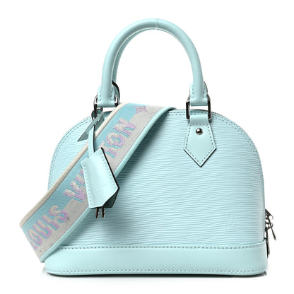 Louis Vuitton Epi Jacquard Alma BB Lagoon Blue 1 of 8