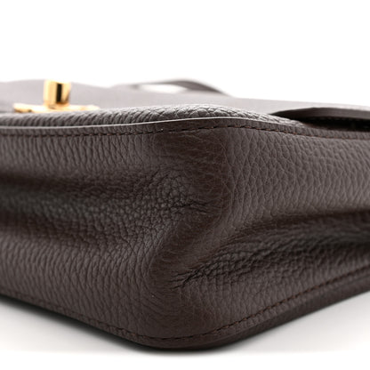 Chanel Grained Calfskin Mini Souplissimo Maxi Flap Dark Brown 10 of 11