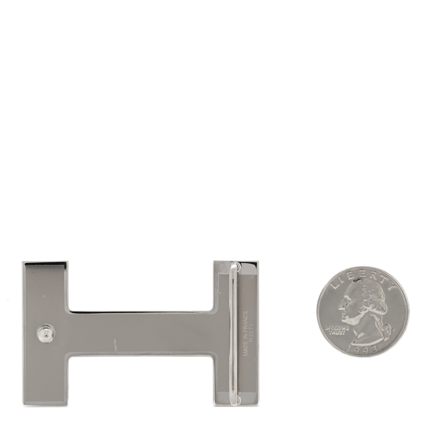 Hermes Lacquered Quizz H Belt Buckle 2 of 4