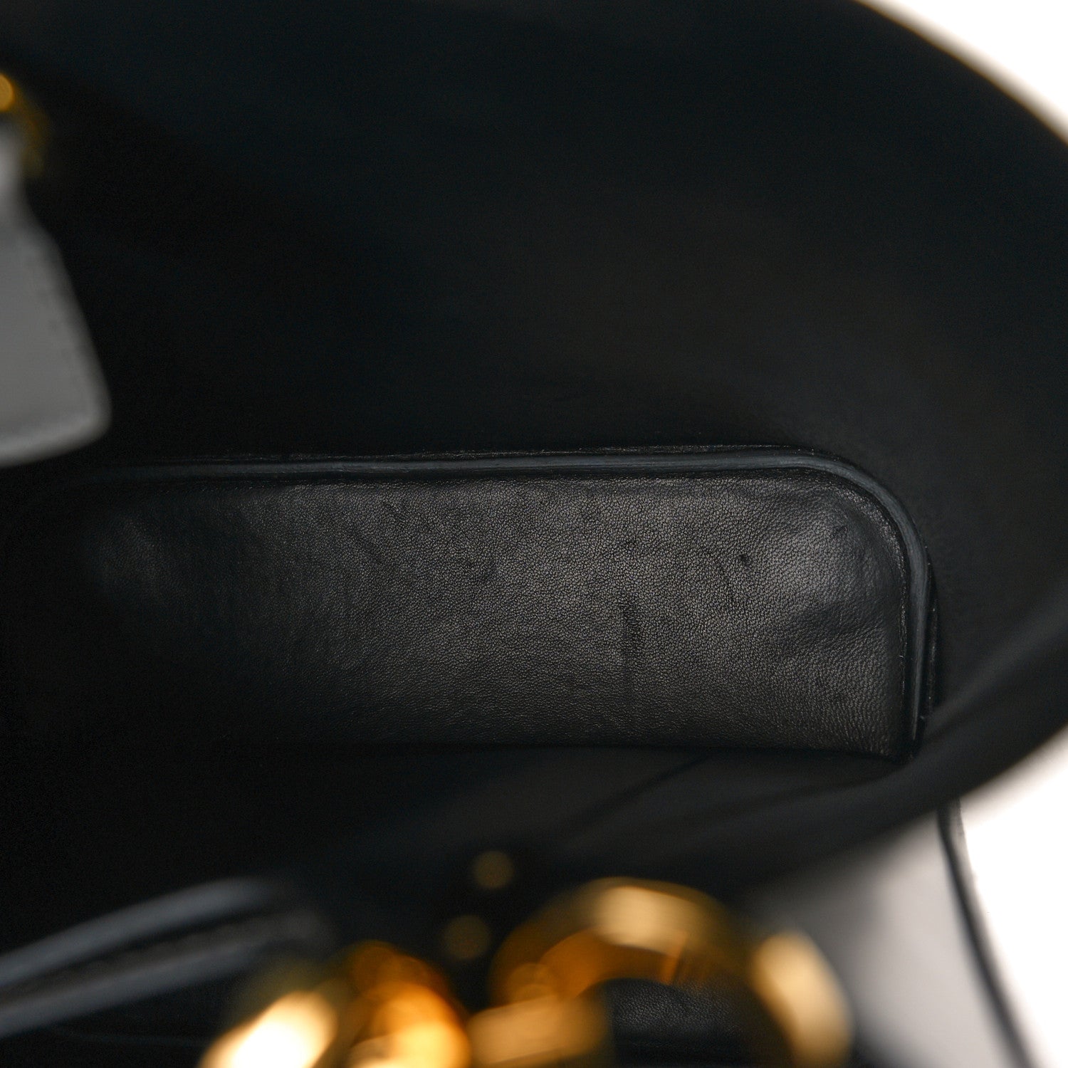Prada Saffiano Cuir Medium Panier Bucket Bag Ardesia Black 6 of 10