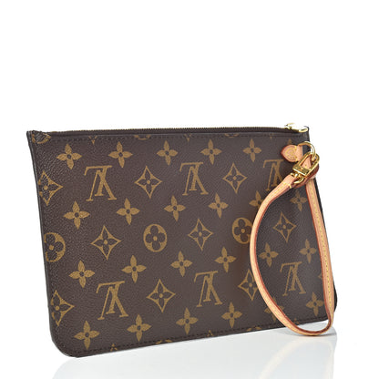 Louis Vuitton Monogram Neverfull MM GM Pochette Pivoine 3 of 12