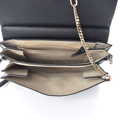 Chloe Suede Calfskin Medium Faye Shoulder Bag Black 5 of 9