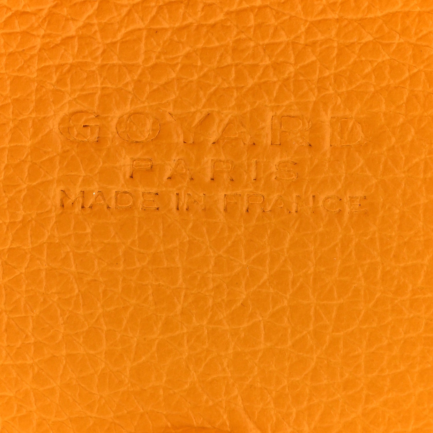 Goyard Calfskin Bag Clip Yellow 3 of 3