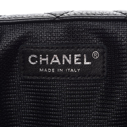 Chanel Calfskin Quilted XXL Travel Flap Bag Black 7 of 8