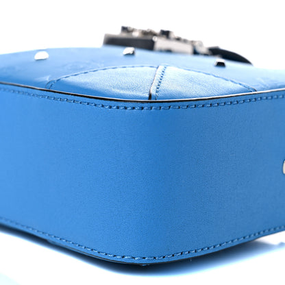 MCM Odeon Claudia Studs Crossbody Bag Blue 6 of 9