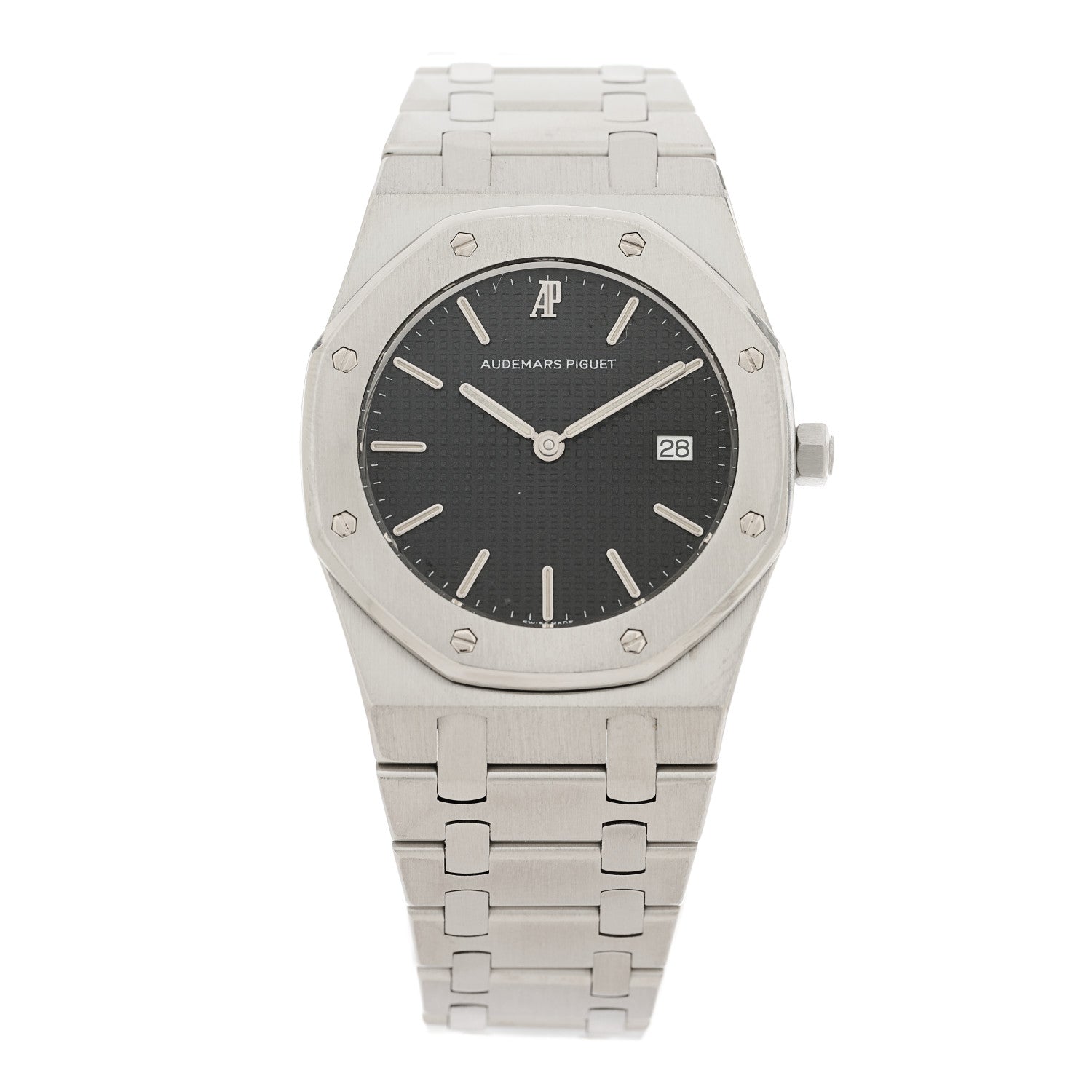 Audemars Piguet Stainless Steel 33mm Royal Oak Quartz Watch Black 56175ST 1 of 4