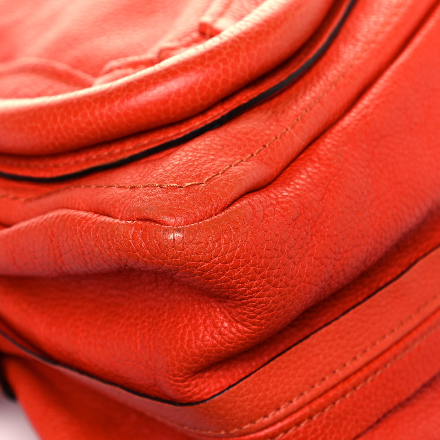 Chloe Calfskin Medium Paraty Orange Mechanic 10 of 14