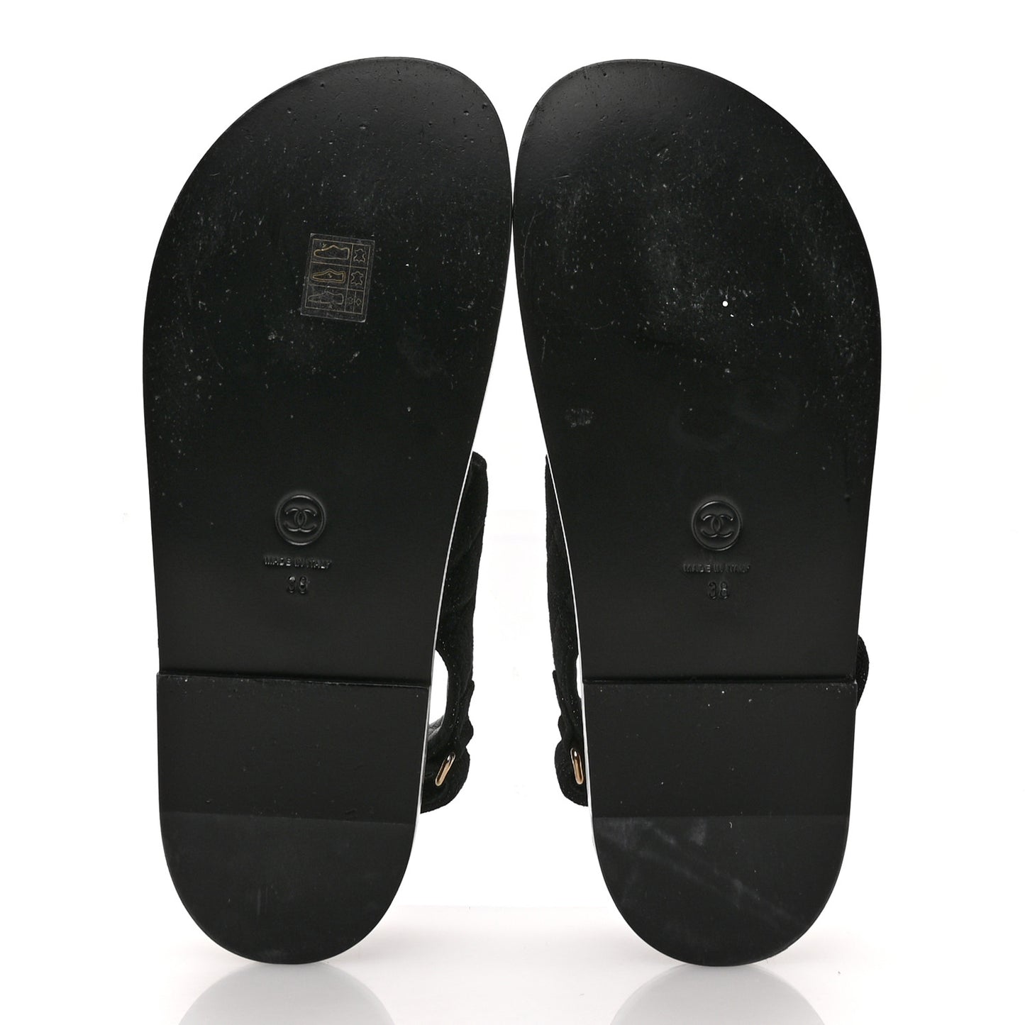 Suede Kidskin Glitter Crystal Velcro Dad Sandals 38 Black Silver