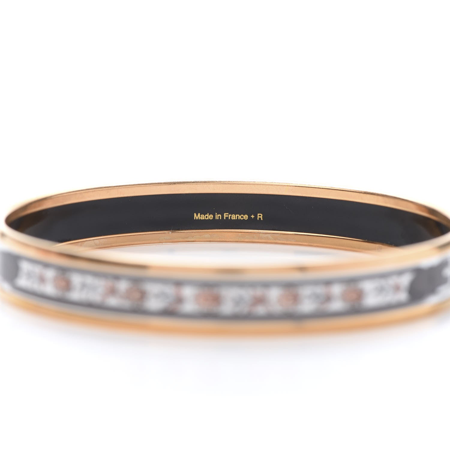 Hermes Enamel Printed Narrow Festival des Amazones Bracelet 65 4 of 6