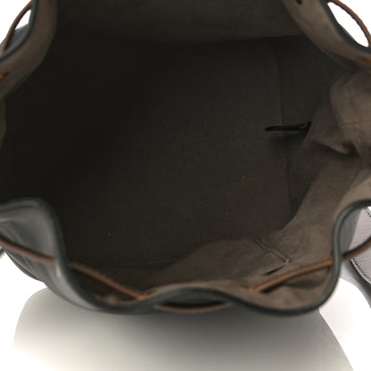 Fendi Vitello Century Matte F is Fendi Stamp Patch Bi-Color Grande Mon Tresor Bucket Bag Black Maya Fragola 6 of 12