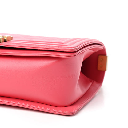 Chanel Calfskin Quilted Medium Boy Flap Pink 9 of 11