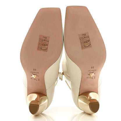 Christian Dior Soft Calfskin Rhodes 80mm Ankle Boots 35 Off White 5 of 8