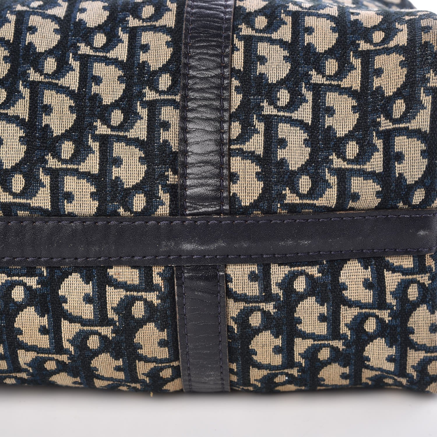 Christian Dior Monogram Boston Navy Blue 21 of 44