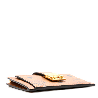 MCM Visetos Patricia Card Case Cognac 4 of 7