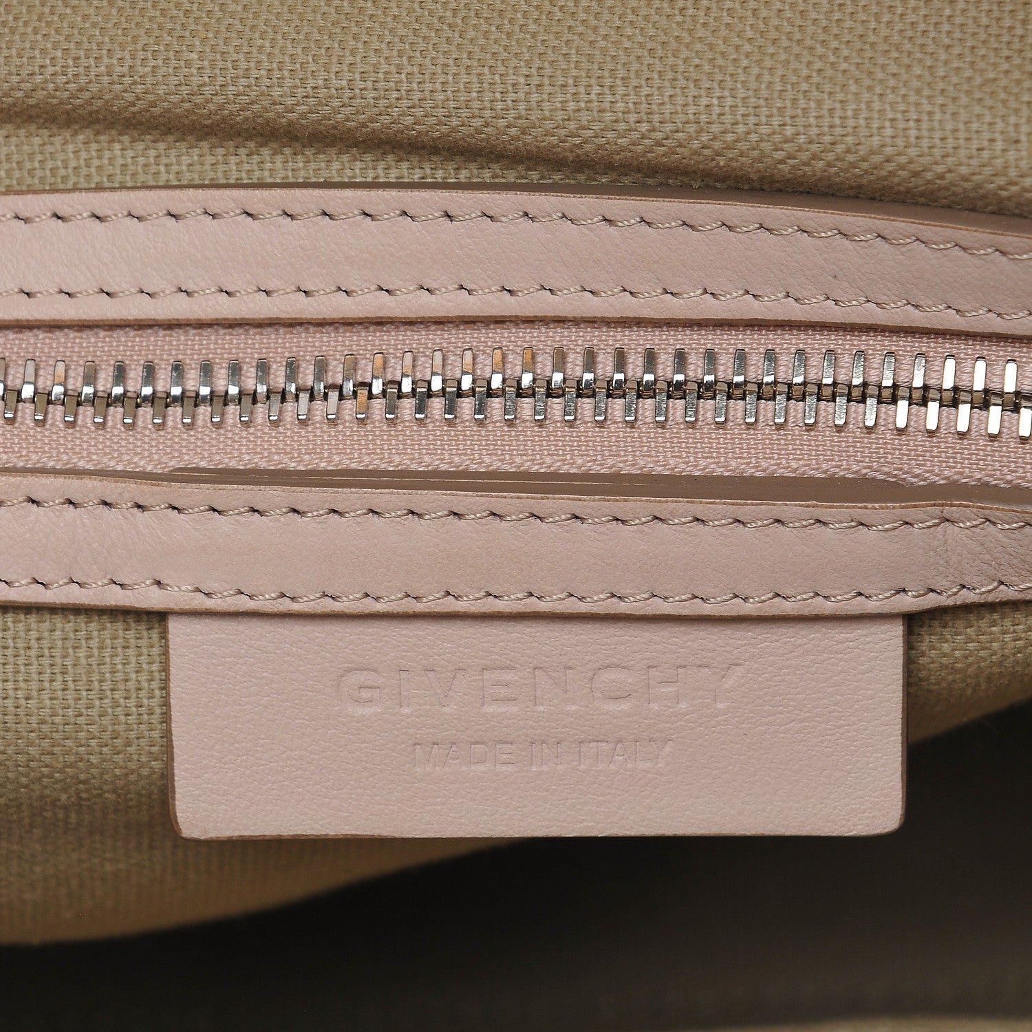 Givenchy Waxed Calfskin Small Metal Cross Nightingale Nude Pink 7 of 14