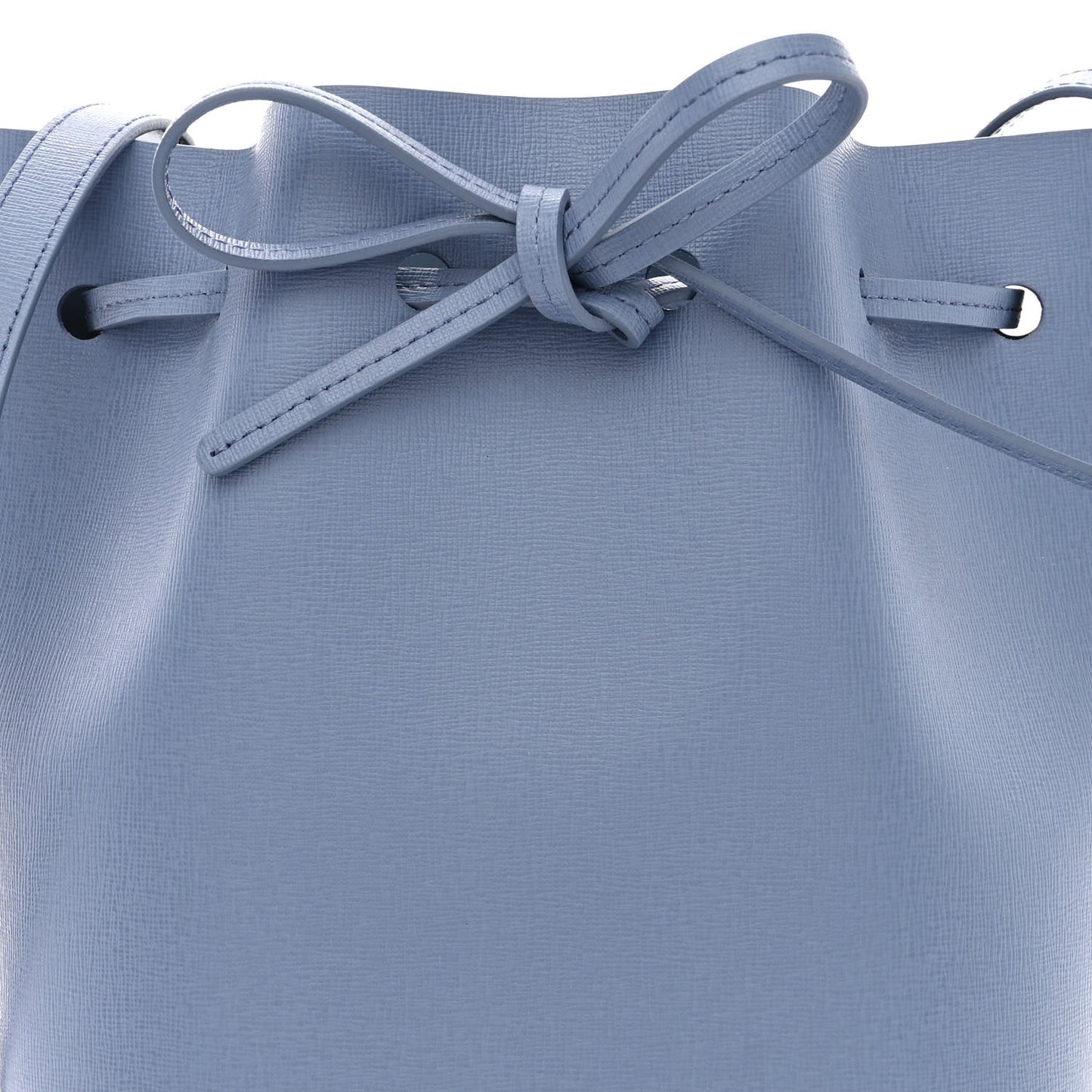 Saffiano Mini Bucket Bag Blue