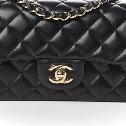 Chanel Lambskin Quilted Mini Rectangular Flap Black 10 of 10