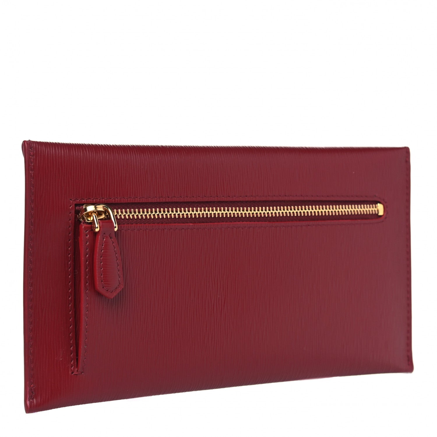 Prada Vitello Move Envelope Wallet Rubino 2 of 5