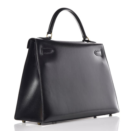 Hermes Box Kelly Sellier 32 Black 3 of 41