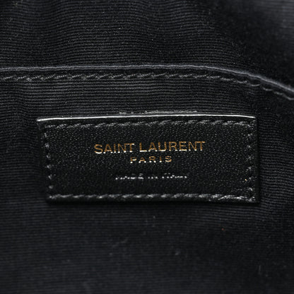 Saint Laurent SAINT LAURENT Metallic Calfskin Matelasse Monogram Lou Camera Bag Vegas Pink 6 of 12
