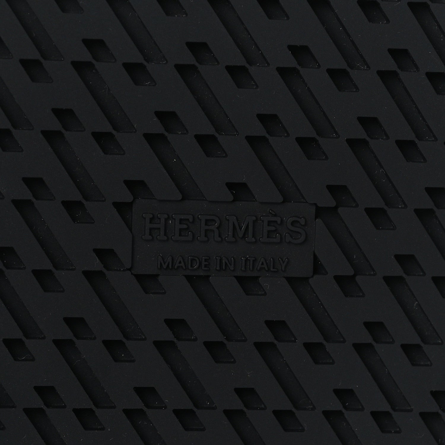 Hermes Calfskin Womens Embroidered Chypre Sandals 36.5 Black 8 of 9