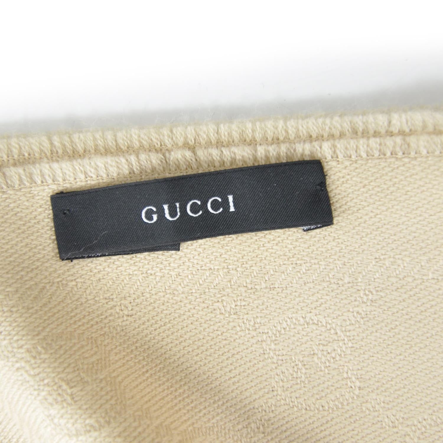 Gucci Wool Monogram Shawl Scarf 3 of 4