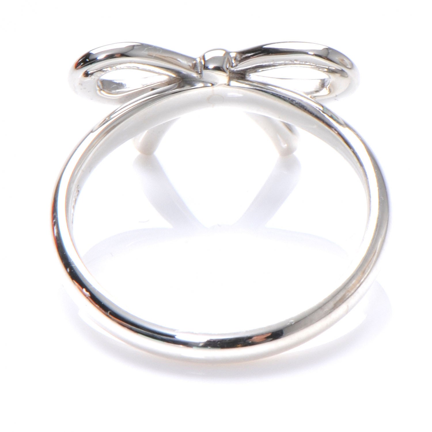 Tiffany Sterling Silver Bow Ring 4 3 of 5