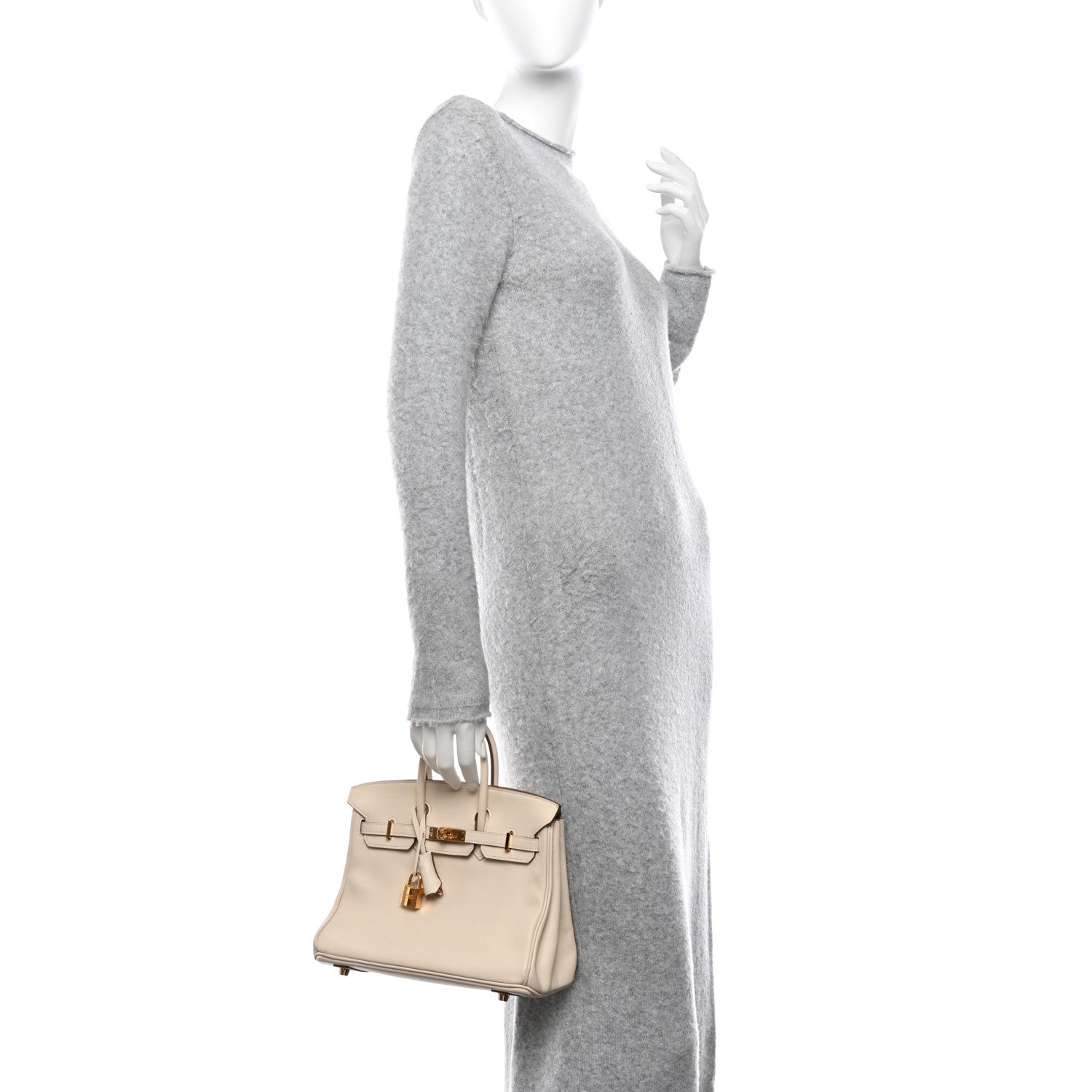 Hermes Swift Birkin 25 Craie 2 of 13