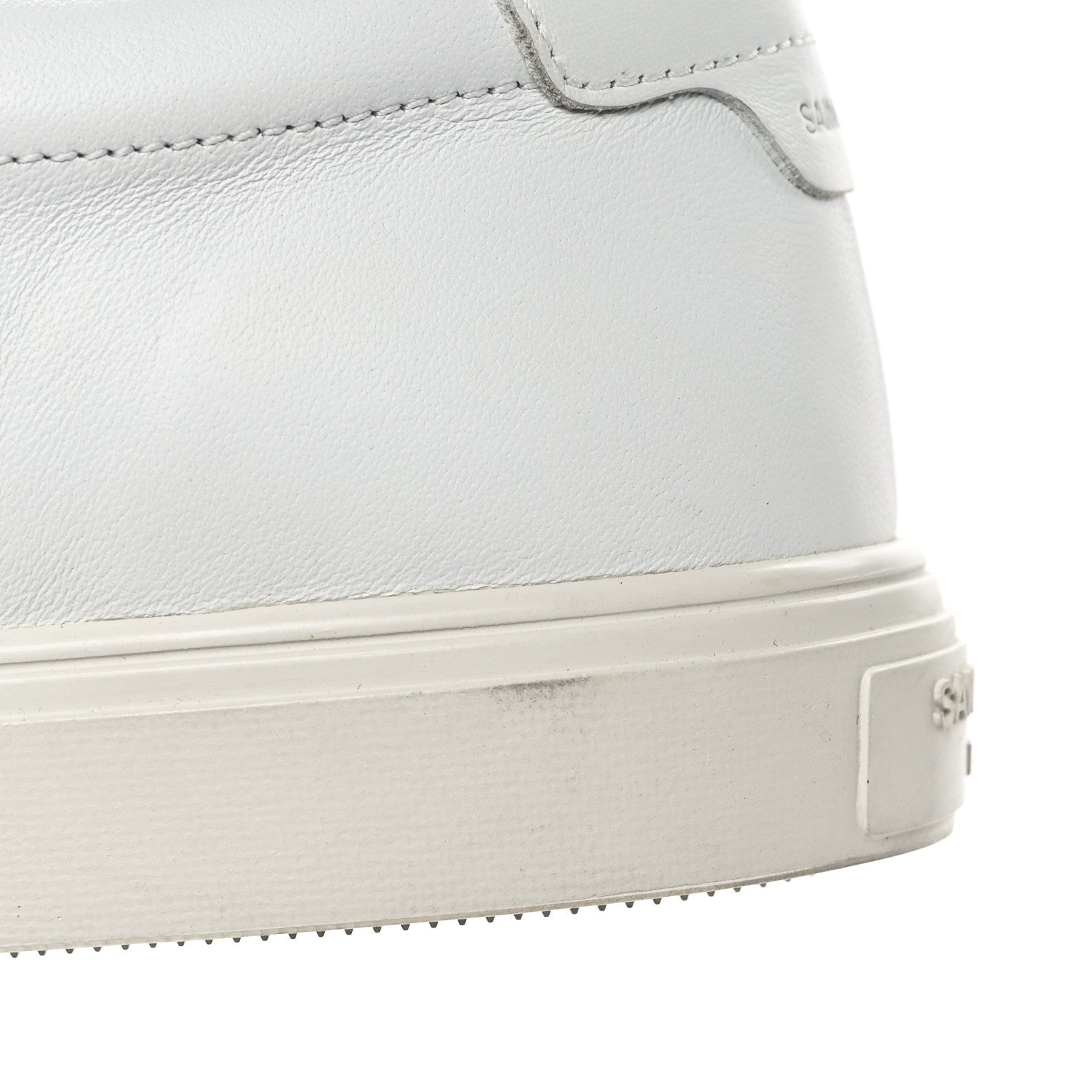 Saint Laurent Calfskin Andy Low Top Sneakers 41 Blanc Optique 10 of 10