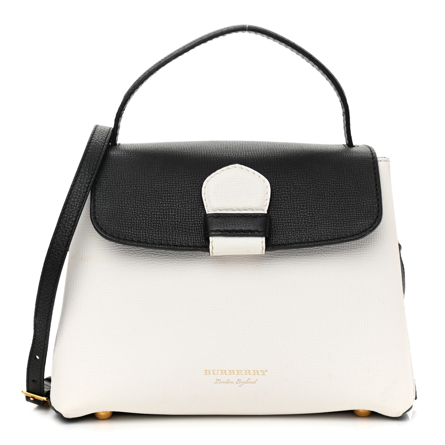Derby Calfskin House Check Small Camberley Chalk White Black
