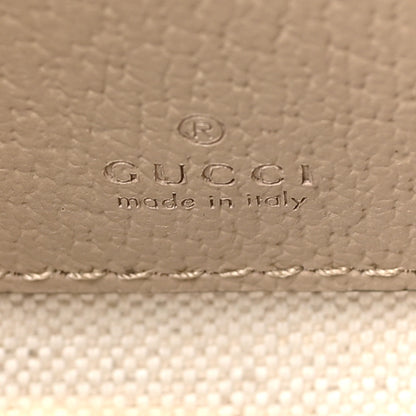 Gucci GG Supreme Monogram Textured Dollar Calfskin Web Mini Ophidia Top Handle Bowler Bag Beige Mystic White Oatmeal 6 of 8